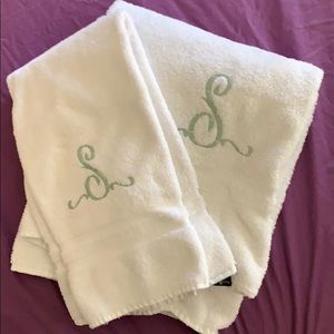 “S” Monogrammed Towels